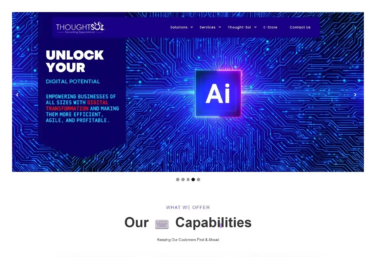 Thoughtsol Website