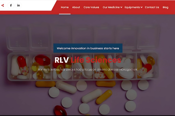 RLV Life Science Website